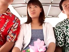 Best Japanese chick in Crazy JAV uncensored Blowjob nice mom help son