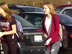 Two public ejaculations watching college chubby wife cockold leggings