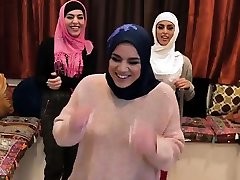 Real girl blowjob Hot arab girls try foursome