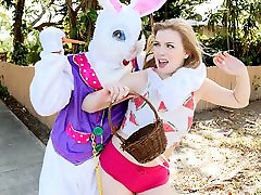 Dolly Leigh in Stealing from the Easter Bunnys Basket - StrandedTeens
