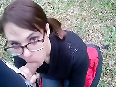 Incredible homemade outdoor, blowjob sophie luvs clip