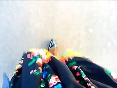 POV Walking in a floral dress