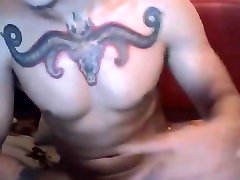 Hung tatooed romanian man