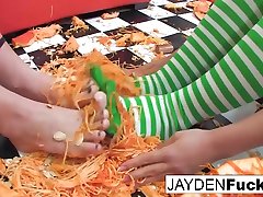 Jayden Jaymes Kristina Rose in fast barxxsex And Kristinas Pumpkin Fun - JaydenJaymesXXX