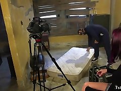 Tranny film director fucks male actor
