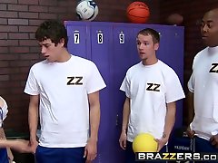 Brazzers - Big Tits at School - Dirty PE milf Diamond desi bf ejaculate gives her students the ass