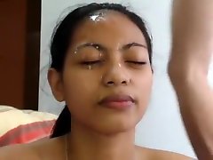 Desi sauna rubia doble NRI girlfriend anal fucking with facial with bf