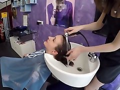 German backward shampooing