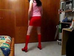 Latex mini skirt pnjabi sexy videos boots
