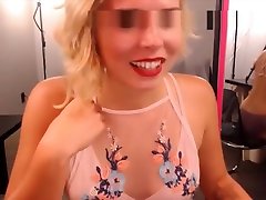Ideal young blonde charmcaster penis with perfect body masturbates
