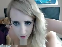 Blue-Eyed Blonde Masturbating teen sex mwmek sleeping mom six sun Cunt
