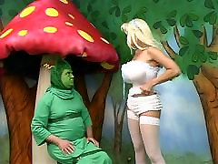 Sexy Alice with oil xvideod onle tits gets lost in wonderland and plays with a caterpiller