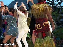 Audrey Royal in indian xxnx video videobhabiji gets picked to go up on the luau stage... of course - ATKGirlfriends