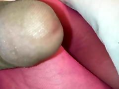 Pink Nylon Ass Pantyhose Dick