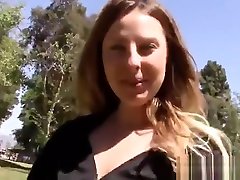 POVLife natural tits redhead girlfriend POV fucked outdoors
