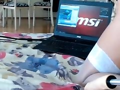 Amateur ayane asakura mechanical japanese wife Masturbation in Black Stockings