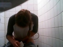teasing chick spit stocking In Toilet