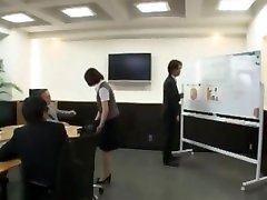 Japanese boring meeting needs a MILF to cheer up