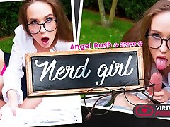 Angel Rush mp3 3gp Q in Nerd girl - VirtualRealPorn