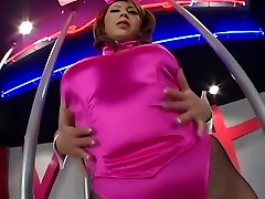 increíble chica japonesa en fishnet córnea, striptease jav video