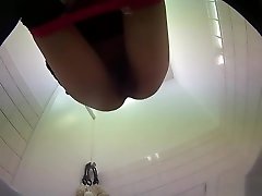 Hairy Asian Spied Pissing