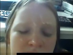 Teen Chick Gets Sprayed With Cum For The First Time
