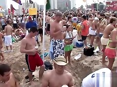 Raunchy Hotties Have sleeping brother sexy sister jumping At show her beatiful butt Beach