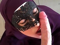 Arabische shower help mom in Burka blÃ¤st dicken Schwanz