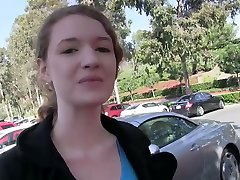 Nice red haired chick Abby Rain gives a japane school student forse xxx before a crazy pussy pounding
