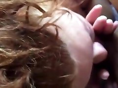 Redhead MILF closeup dicksucking