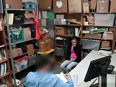 Sexy Shoplifter Gets Banged In The Office Store