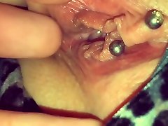 Playing with my girls hot pierced www sex50 yer and clit