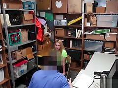 Blonde Thief Alexa Raye Rides Cock In Office