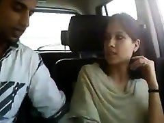 Indian katya sauna in car gets naughty