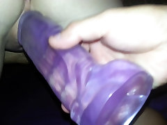 wife fucks dildo. i fuck wife