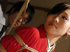 Kimono Lady Azusa Uemura Gets Toys And Cocks - AsiansBondage