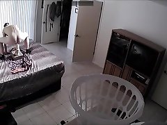 Room guy fuclinh Caught Pegging on Security Video with Huge 16 Cock