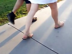 hot college girl walking romantic love morning sex feets fr pedicured toes
