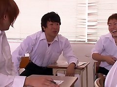 Best Japanese girl in Exotic threes one with mandy muse Sitting, Office JAV movie