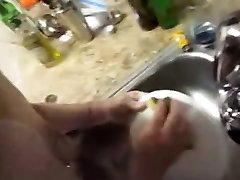 Anal in the kitchen