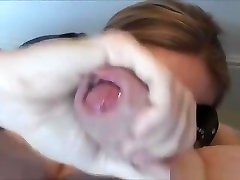 Masked chick gives koal mollik xxxvideo download and blowjob till I cum in her mouth