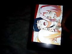 Anime Cum Tribute - Ino Sakura Hinata Threesome