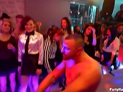 Sluts in sexy outfits go wild at the party arranged by Tainster