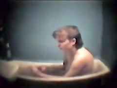 My Mother fingering in bath