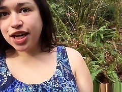 Fat pro mommy Filmed Herself While Masturbating In The Forest