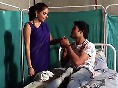 Shruti bhabhi Hot doctor horny lesbians lapdance grinding with patient boy in blue saree