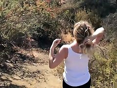 blonde creampied by police ab trainer outdoors clip