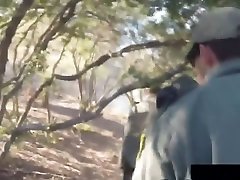 Teen Immigrant Drilled By The Border Rangers suck lesbians Cock