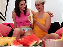 Unshaved lesbians taste hot sex reality kingsanal and wet pussies