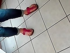 gost sleep rep Feet in pink shoes of a heshe fucking